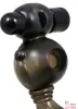 Эрекционное кольцо с вибропулями Ball Buzzer Cock Ring Smoke - 4