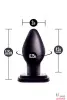 Анальная пробка "Plug Black", XL - 1 Анальная пробка "Plug Black", XL - 1