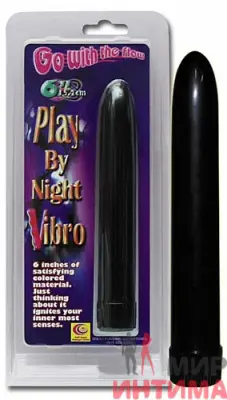 Вибратор Play by Night, 15X2,5 см
