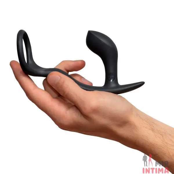 Анальная пробка с эрекционным кольцом Fun Factory BOOTIE RING slate - 4 Анальная пробка с эрекционным кольцом Fun Factory BOOTIE RING slate - 4
