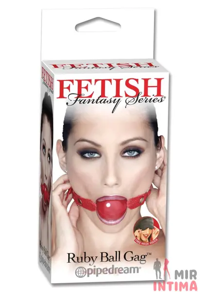 Кляп Ruby Ball Gag - 1 Кляп Ruby Ball Gag - 1