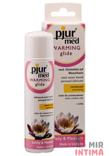 Лубрикант Pjur Med Warming glide, 100 мл