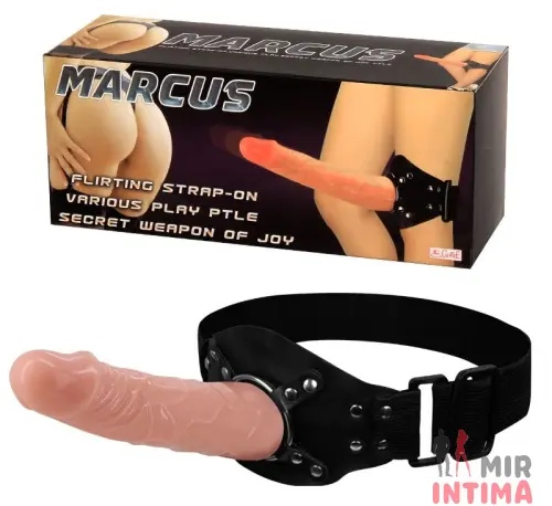 Реалистичный страпон MARCUS, с фиксацией на ногу