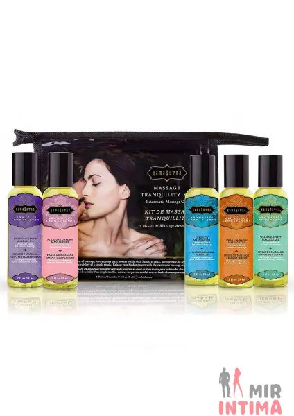 Набор масел Tranquility Kit Massage, 5in1, 59ml для массажа - 6 Набор масел Tranquility Kit Massage, 5in1, 59ml для массажа - 6