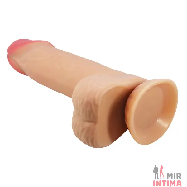 Фаллоимитатор на присоске Sliding Skin 8,1'', 20,6х4,4см - 5