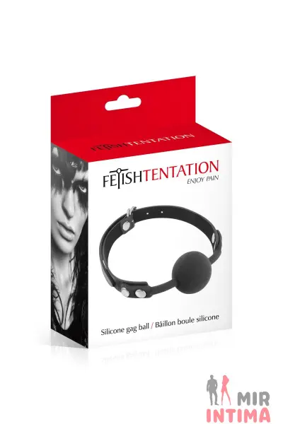 Кляп с силиконовым шариком Fetish Tentation Silicone Gag Ball - 2