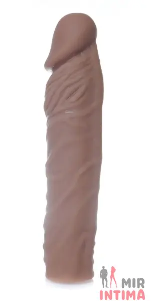 Удлиняющая насадка Boss Series - Perfect Sleeve Mulatto, 4 см - 4 Удлиняющая насадка Boss Series - Perfect Sleeve Mulatto, 4 см - 4
