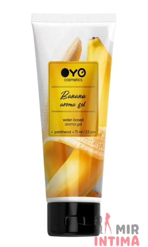 Универсальный ароматизированный увлажняюший гель-лубрикант OYO - Banana aroma gel, 75 ml Универсальный ароматизированный увлажняюший гель-лубрикант OYO - Banana aroma gel, 75 ml