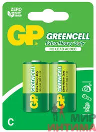 Батарейки GP Greencell, типа С