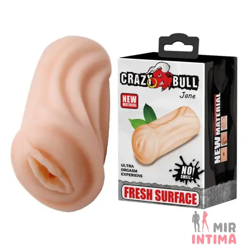 Рельефная вагина Crazy Bull «JANE» Рельефная вагина Crazy Bull «JANE»