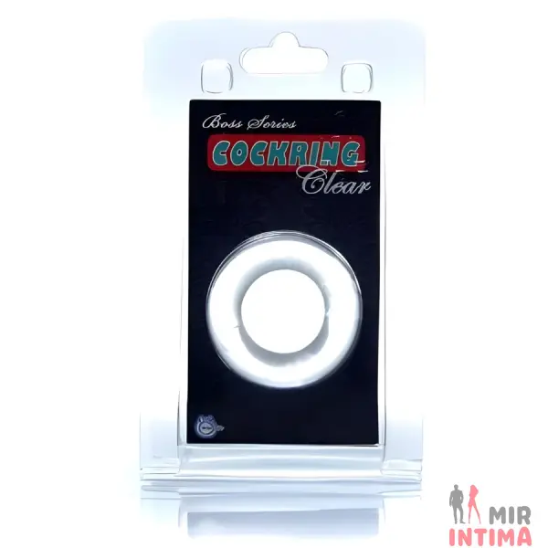 Эрекционное кольцо от BOSS Cockring Clear - 3 Эрекционное кольцо от BOSS Cockring Clear - 3