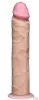 Большой фаллоимитатор UltraSkyn Realistic Cock 10'', 25,4х5 см - 2