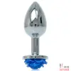 Металлическая пробка Silver PLUG ROSE - 9 Металлическая пробка Silver PLUG ROSE - 9