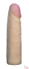Насадка для страпона телесная EGZO Ciberskin, 18x4,2 см, киберкожа - 1