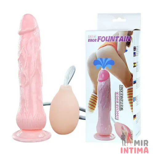 Фаллоимимтатор с функцией семяизвержения Eros Fountain Фаллоимимтатор с функцией семяизвержения Eros Fountain