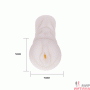 Мастурбатор-вагина с нежно-розовыми половыми губами - 5