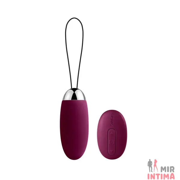 Виброяйцо с пультом управления Svakom Elva Plum, 5 режимов - 8