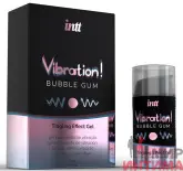 Рідкий вібратор Intt Vibration Bubble Gum, зі смаком жуйки, 15 мл