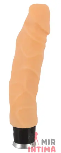 Реалистичный-женский-вибратор-Вибратор Nature Skin Big Vibe, 23х4,5см