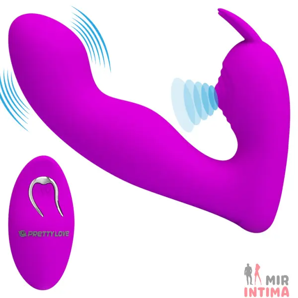 MIBI-014843W-Женский-вибратор-точки-G - 1 Женский-вибратор-точки-G-Вибростимулятор от Pretty Love Josephine Violet - 1