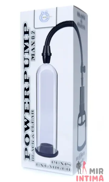 Вакуумная помпа для мужчин Powerpump MAX 0.2 - Black&Clear - 2 Вакуумная помпа для мужчин Powerpump MAX 0.2 - Black&Clear - 2