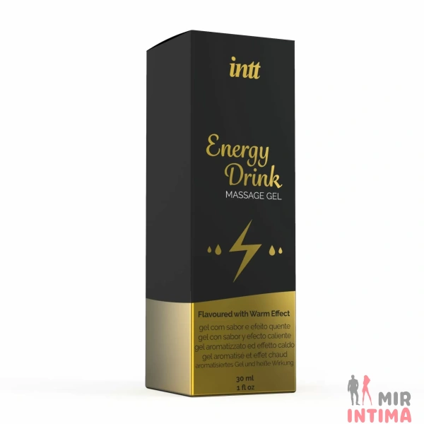 Intt Energy Drink Massage Gel - съедобный массажный гель. - 2