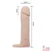Удлиняющая насадка PENIS SLEEVE 6,2" с кольцом для мошонки - 1 Удлиняющая насадка PENIS SLEEVE 6,2" с кольцом для мошонки - 1