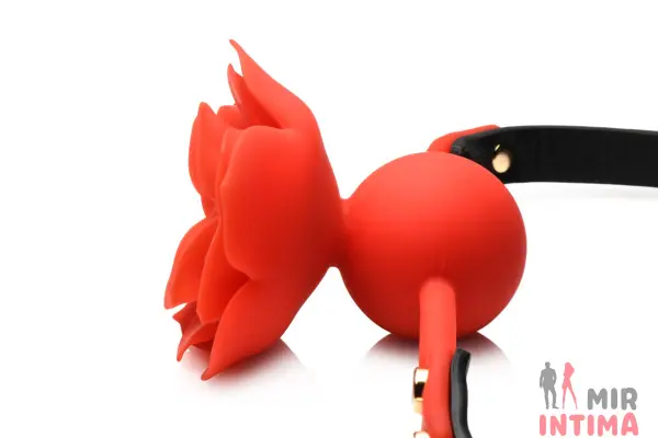 Силиконовый кляп с розой Master Series: Blossom Silicone Rose Gag - 3 Силиконовый кляп с розой Master Series: Blossom Silicone Rose Gag - 3