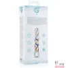 Стеклянный дилдо Gildo Glass No. 10, 20 х 4 см - 3