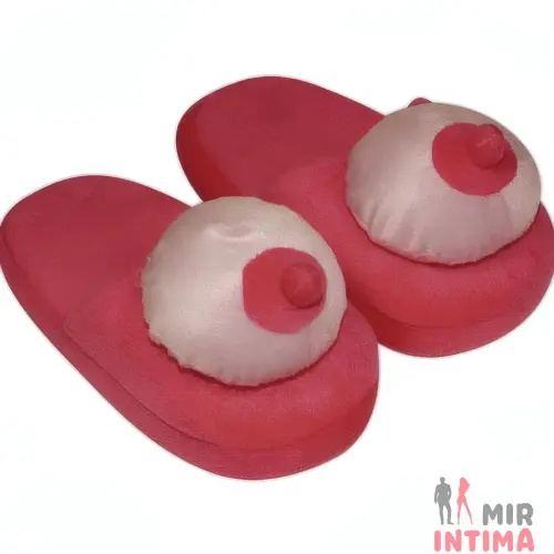 Мужские комнатные тапочки SLIPPER BOOBS PINK Мужские комнатные тапочки SLIPPER BOOBS PINK