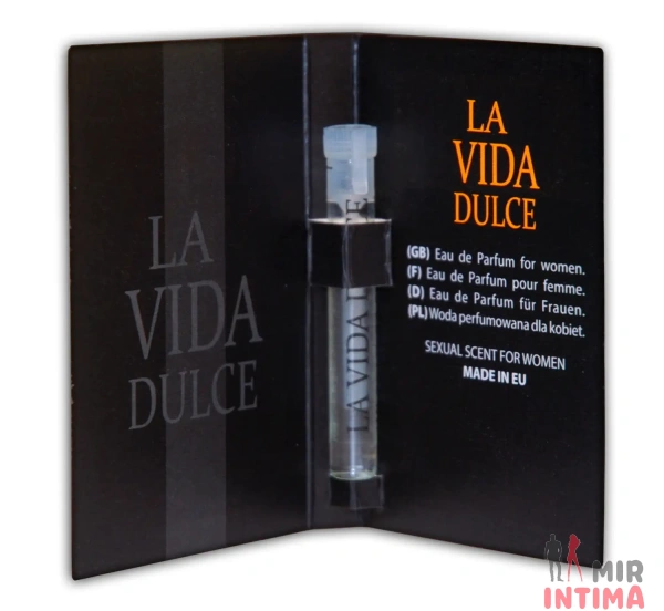 Духи с феромонами для женщин La Vida Dulce, 1 мл - 1 Духи с феромонами для женщин La Vida Dulce, 1 мл - 1
