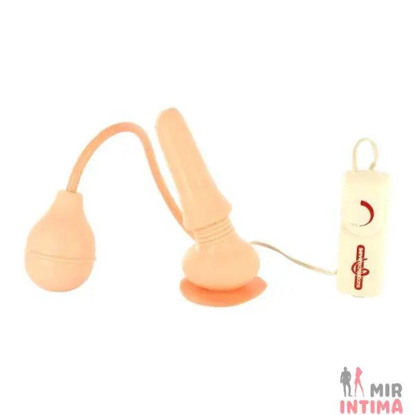 Анальный вибратор с эякуляцией Butt Plug, 11X3 см - 1 Анальный вибратор с эякуляцией Butt Plug, 11X3 см - 1
