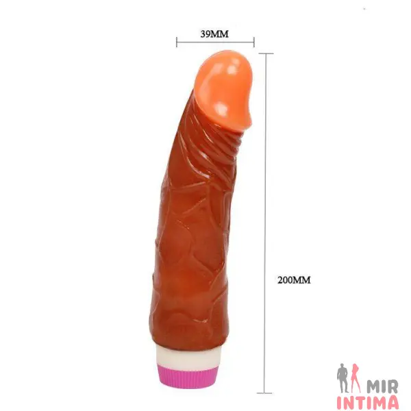 MIBW-001063-Реалистичный-женский-вибратор - 6 Реалистичный-женский-вибратор-Вибратор FANTASY VIBE, загорелый, 18 х 4 см - 6