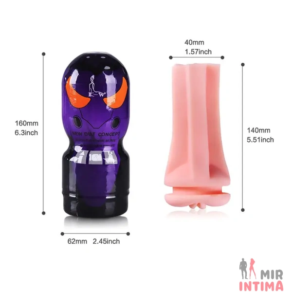 Мастурбатор в колбе NEW DULT CONCEPT - VAGINA - 1 Мастурбатор в колбе NEW DULT CONCEPT - VAGINA - 1