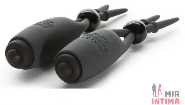 Женский-стимулятор-груди-Зажимы для сосков с вибрацией Fifty Shades of Grey, Sweet Torture Vibrating Nipple Clamps - 2