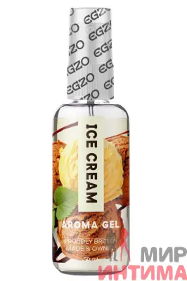 Оральний лубрикант зі смаком морозива "EGZO AROMA", 50 мл
