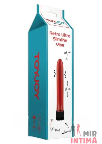 TOY9061-Классический-женский-вибратор Классический-женский-вибратор-Вибратор Classic Retro Slimline Ulra, 170 х 25 sm