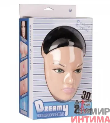 Надувная кукла-мастурбатор Corella Crystal Dreamy 3D Face Love Doll - 2