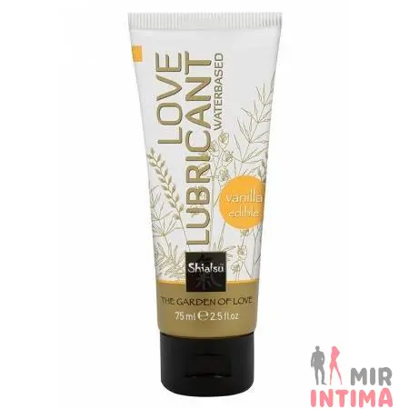Лубрикант Shiatsu "Love Lubricant WB Vanilla Edible", 75мл