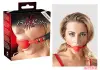 Кляп силиконовый Red Gag Bad Kitty, регуляция 42-58 см - 1