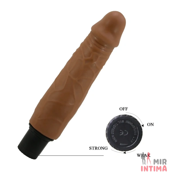 Реалистичный-женский-вибратор-Вибратор Baile - Waldofr Sliding Skin 8.5", 21,5Х4 см - 6