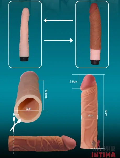 Насадка с удлинением на 2,5 см X-tender Series - 5 Насадка с удлинением на 2,5 см X-tender Series - 5