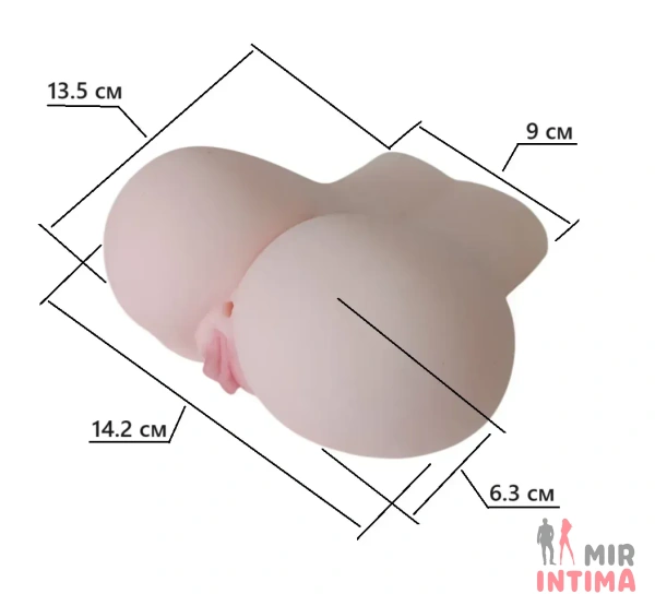 Мастурбатор с двумя входами (вагина и анус) OYO Sweet Butt - 4