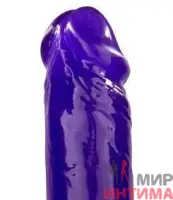 Гелевый-и-силиконовый-женский-вибратор-Вибратор Violet Gelly RealisticToy Joy, 230 х 45 мм