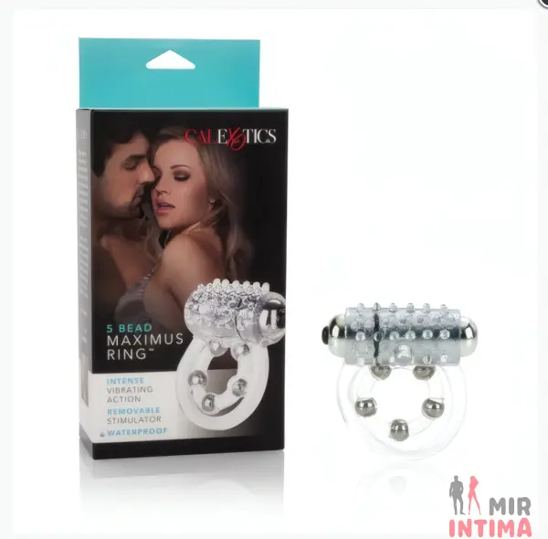 Виброкольцо с шариками Maximus Ring 5 Stroker Beads - 2