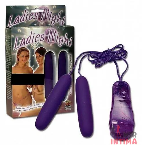 Анальный-женский-вибратор-Двойной вибратор, вибропалочки Ladies Night, 10x2 см
