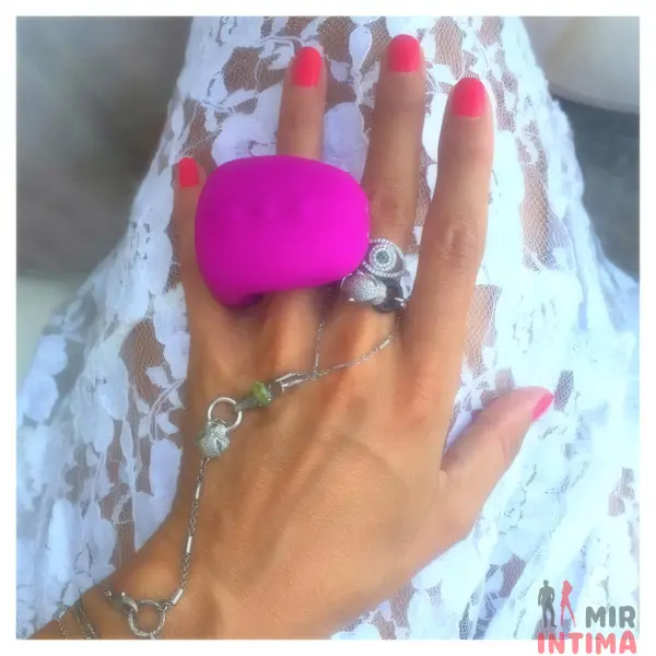 Женский-стимулятор-клитора-Мини-вибратор на палец Gring XL - Gvibe - 6