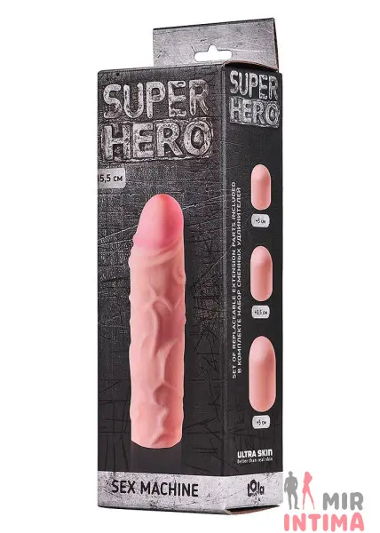 Насадка на пенис SUPER HERO Sex Machine - 1 Насадка на пенис SUPER HERO Sex Machine - 1