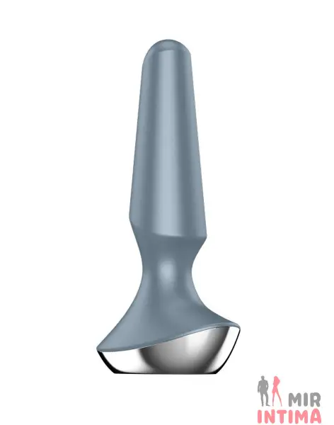 Анальная смарт-вибропробка Satisfyer Plug-ilicious 2, 10х3 см Анальная смарт-вибропробка Satisfyer Plug-ilicious 2, 10х3 см