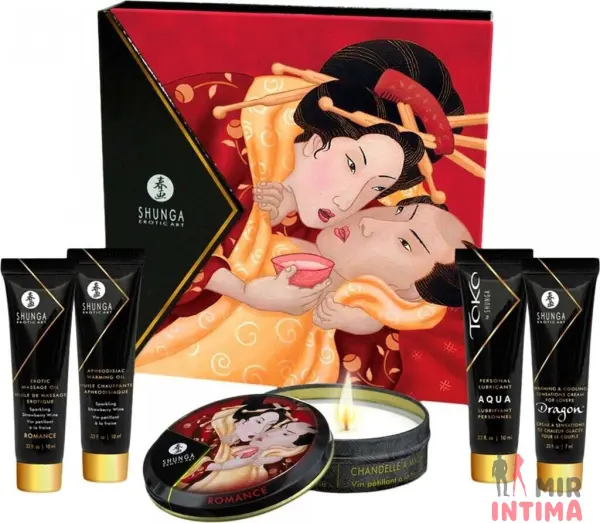Подарочный набор Shunga GEISHAS SECRETS – Sparkling Strawberry Wine - 2
